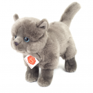 Teddy Hermann Plyšová mačka kartúzka Chartreux, 20cm stojaca