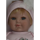 Berjuan Bábika s látkovým telíčkom Baby Sweet blond, 50cm baletka
