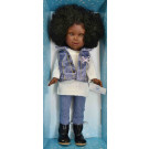 Vestida de Azul Bábika Paulina, 33cm černoška zima