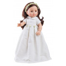 Paola Reina Soy tu šatočky Emily v bielom, 42cm