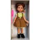 Paola Reina Las Amigas Šatočky Cristi hnedý semiš, 32cm