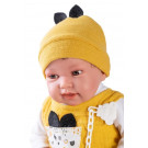 Antonio Juan Látková bábika bábätko Pipo, 40cm v žltom