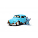 Jada Lilo & Stitch Hollywood Rides Diecast Model 1/32 Blue Volkswagen Beetle s figúrkou