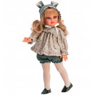 Asivil Realistická bábika Sabrina, 40cm v kvetinkovej blúzke