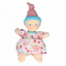 Bonikka Látková mini bábika miláčik ružový kvietok, 15cm