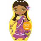 Oblékáme indické panenky Ašna maľovanky a nálepky