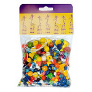 DETOA Korálky drevené mix farebný, 100g