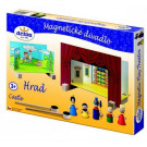 DETOA Drevené magnetické divadlo Hrad ohnutá krabica