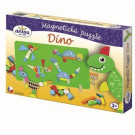 DETOA Drevené magnetické puzzle Dino