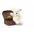 Steiff Plyšový medveď Lotte v kufríku, 28cm