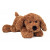 Teddy Hermann Plyšový psík na pritúlenie hnedý, 28cm