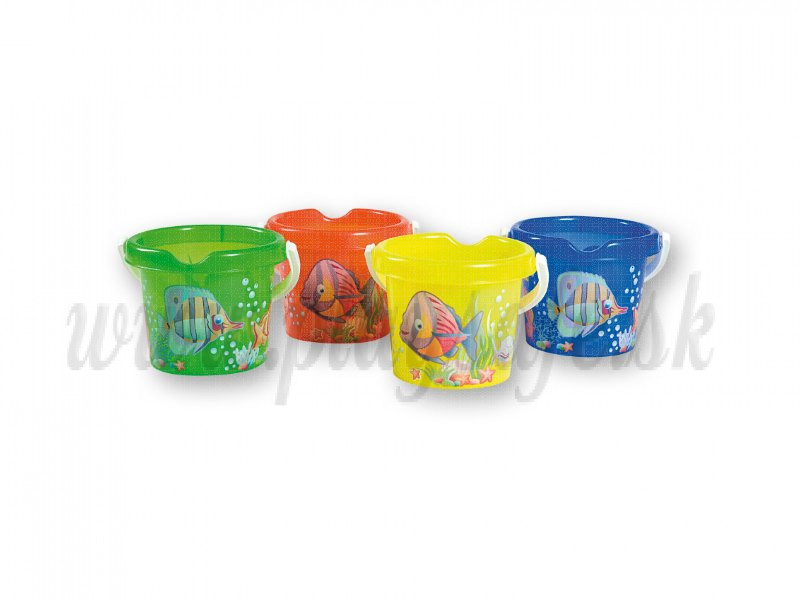 Androni Giocattoli Sand Bucket Small Fish transparent