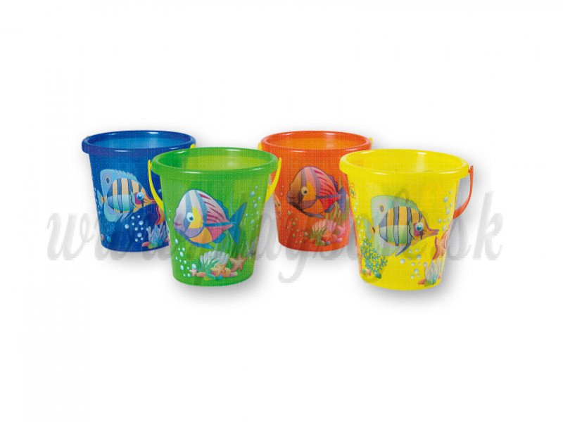 Androni Giocattoli Sand Bucket Middle Fish transparent