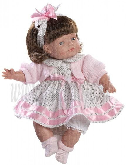 Berjuan Soft Doll Claudia brunette, 38cm