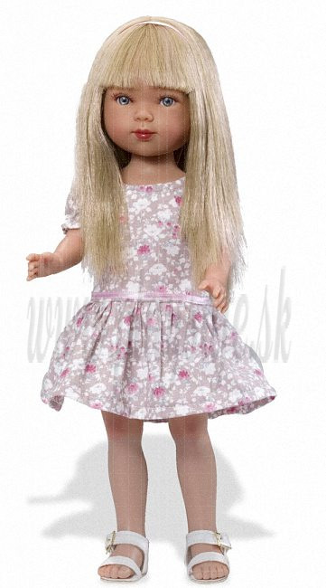 Vestida de Azul Carlota Doll, 28cm summer dress