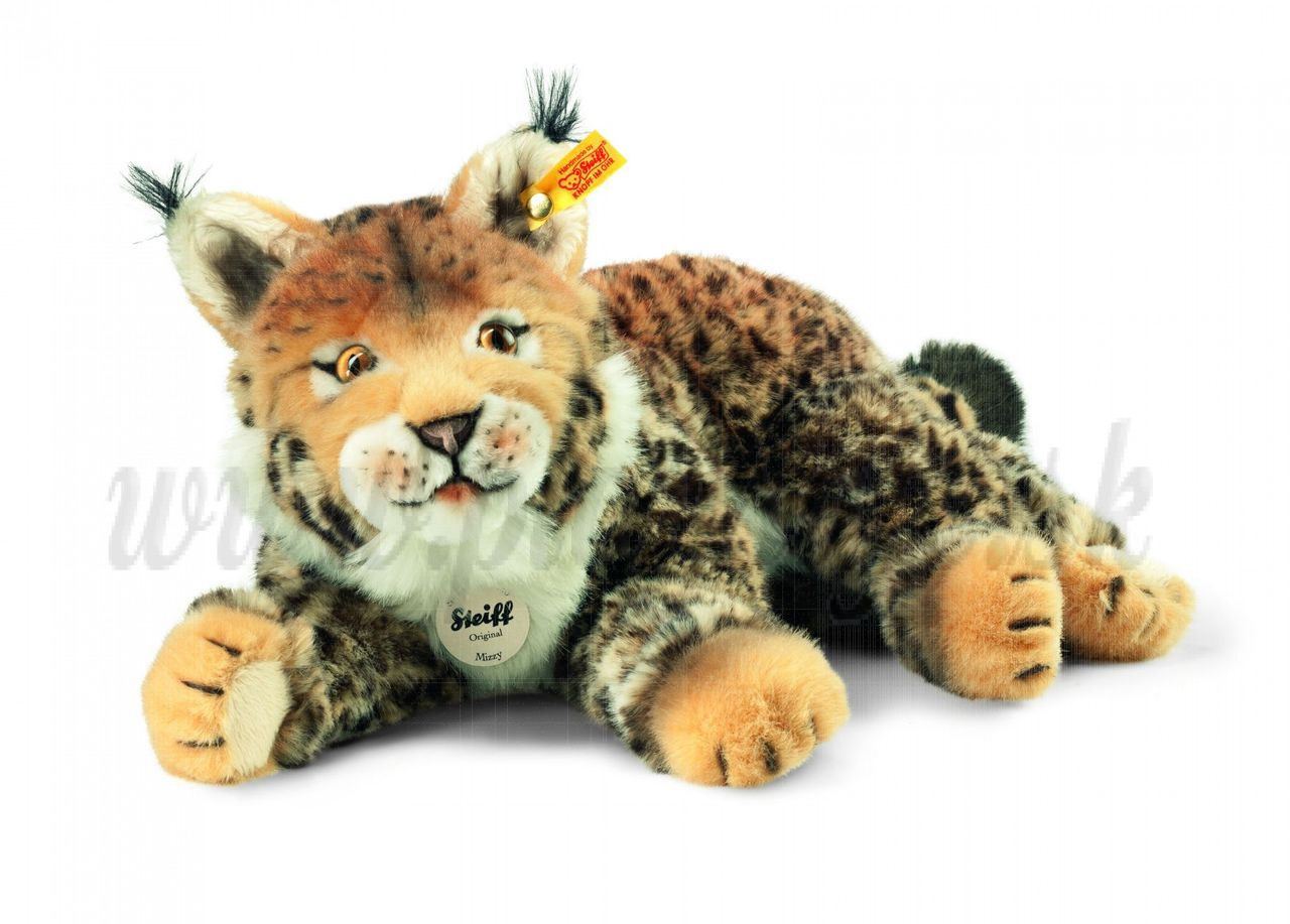 Steiff National Geographic Soft toy Lynx Mizzy, 35cm