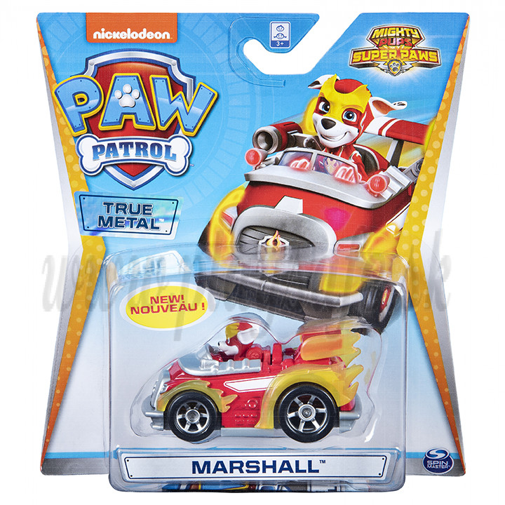 Spin Master Paw Patrol True Metal Die Cast Vehicle Marshall Mighty Pups