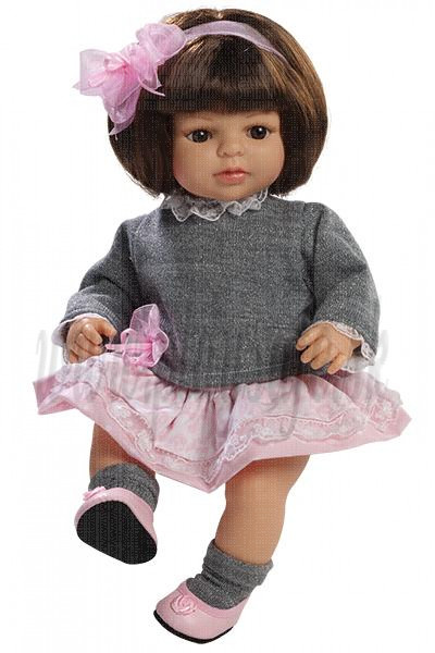 Berjuan Soft Doll Laura brunette, 40cm