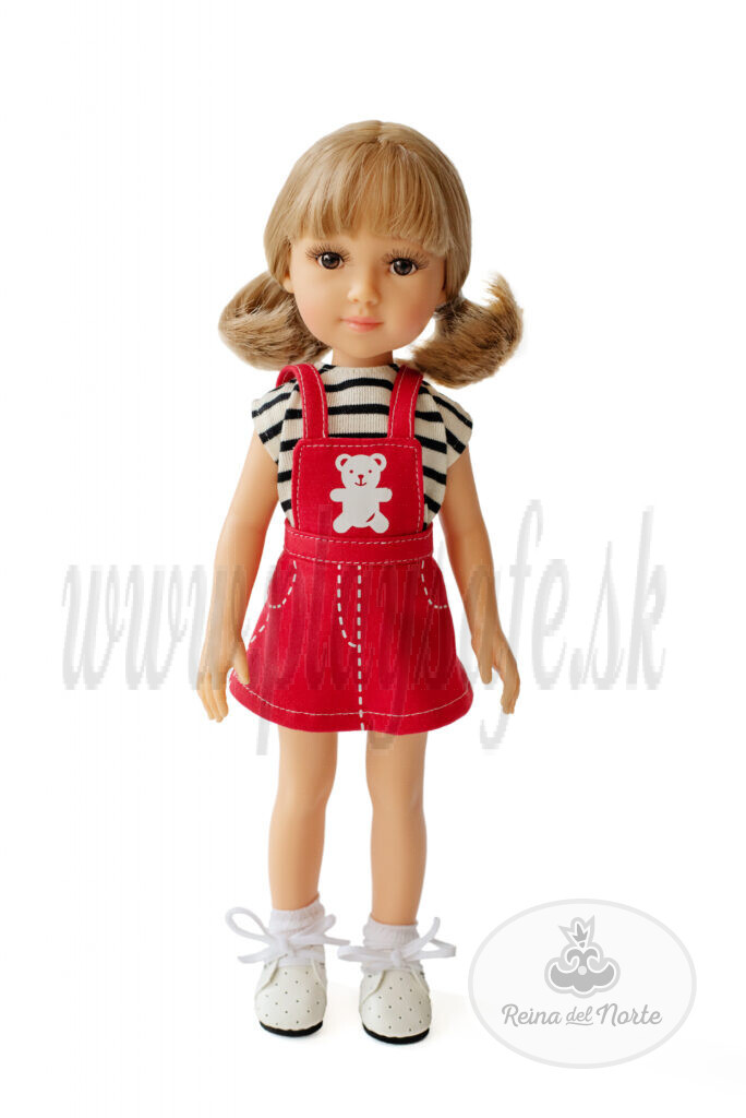 Reina del Norte Doll Blanca 2021, 32 cm in red