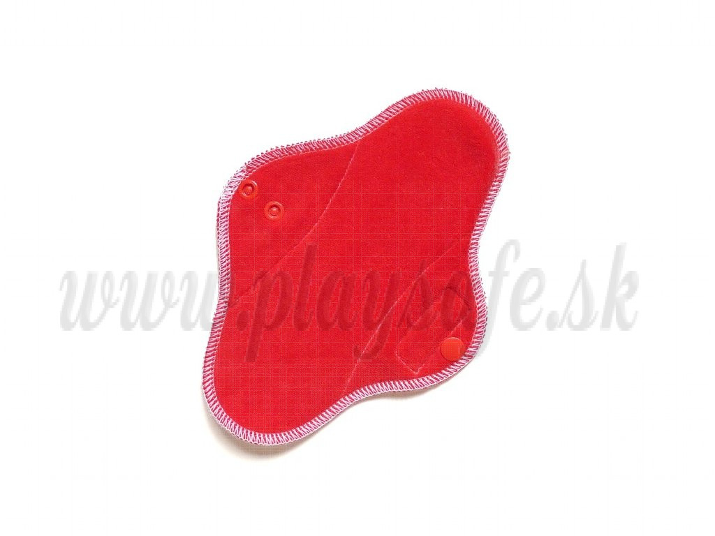 Anavy Menstrual Pads Mini PUL cotton velour strawberry / white