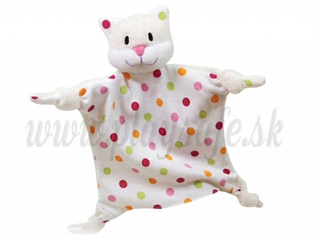 MU Baby Comforter & Hand Puppet Cat, 30cm