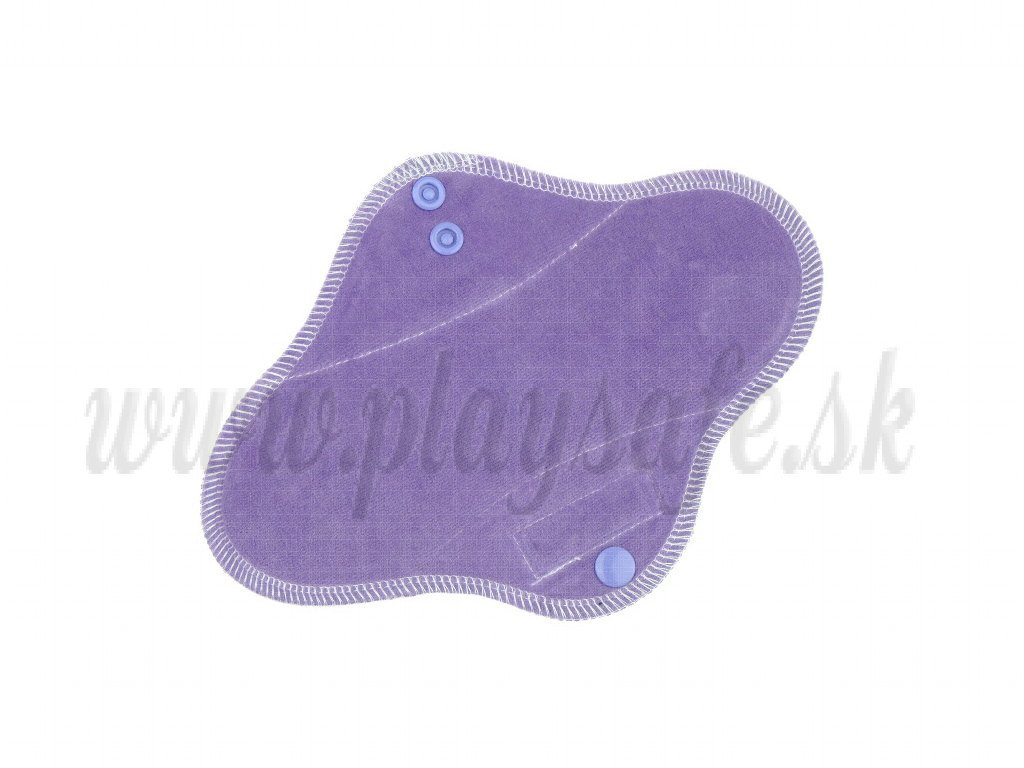 Anavy Menstrual Panty Liners Fleece cotton velour lavender / white