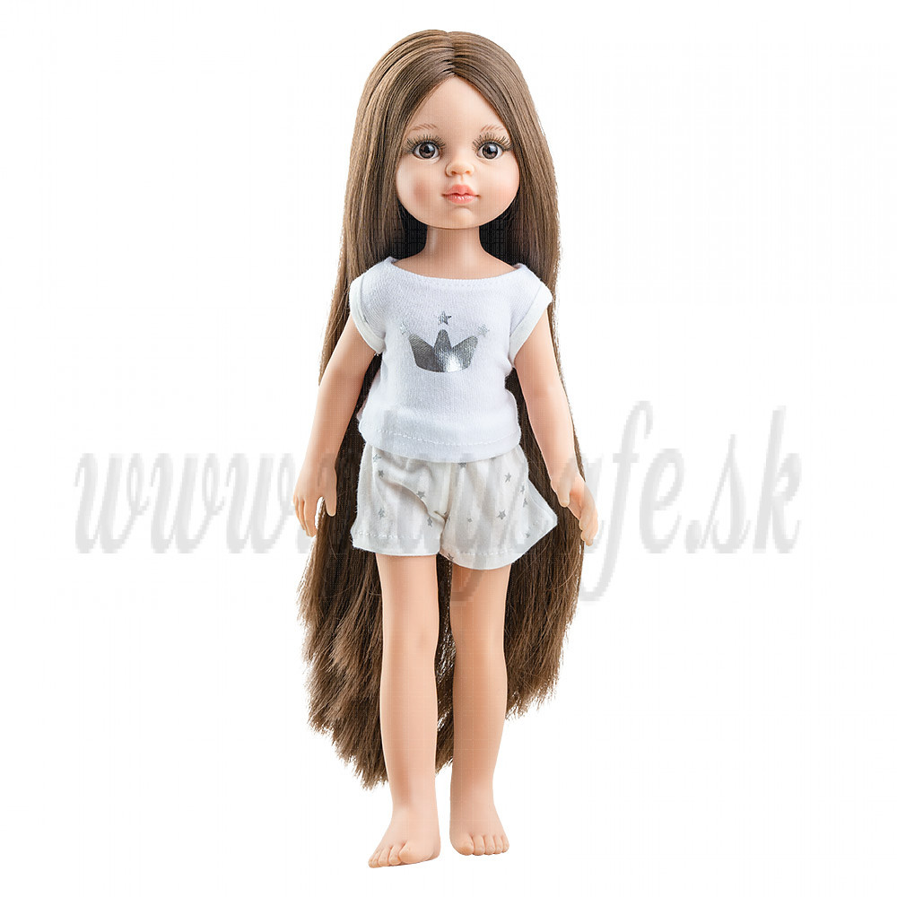 Paola Reina Las Amigas Doll Carol 2021, 32cm Pajamas extra long hair