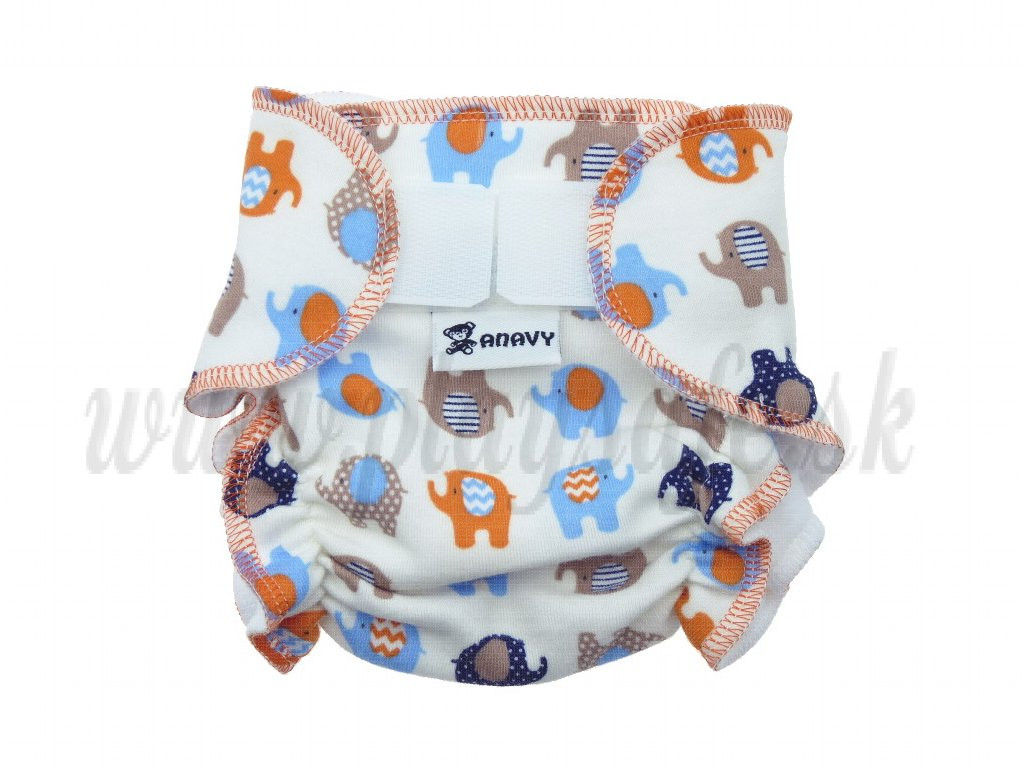 Anavy Cloth Doll Diaper Elephants