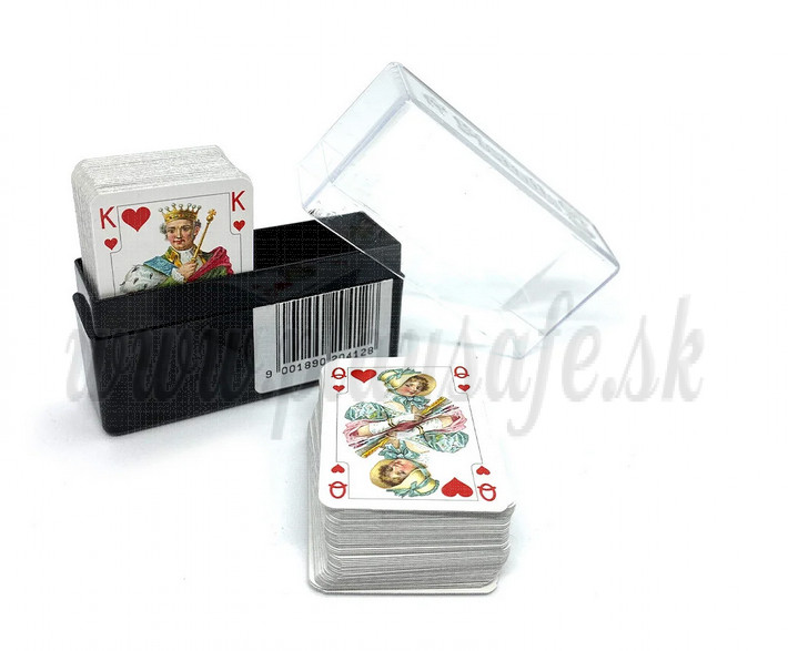Piatnik Playing Cards Patience Solitaire Double Deck Extra Mini Size