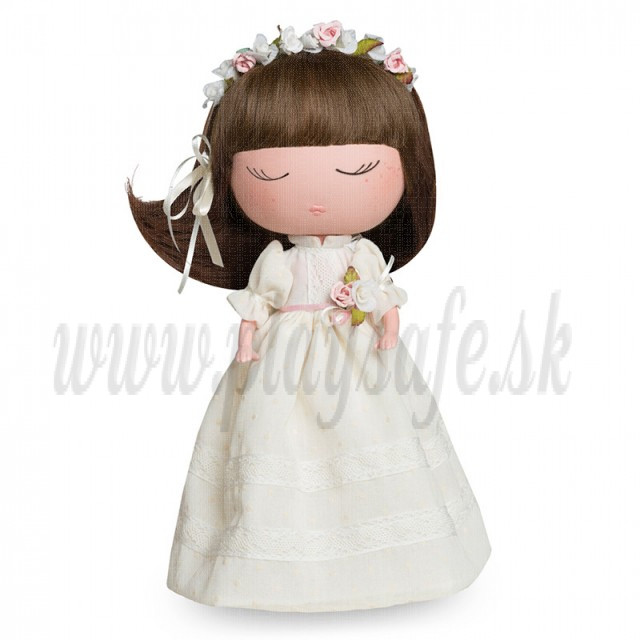 Berjuan Anekke Communion Doll, 32cm cream dress