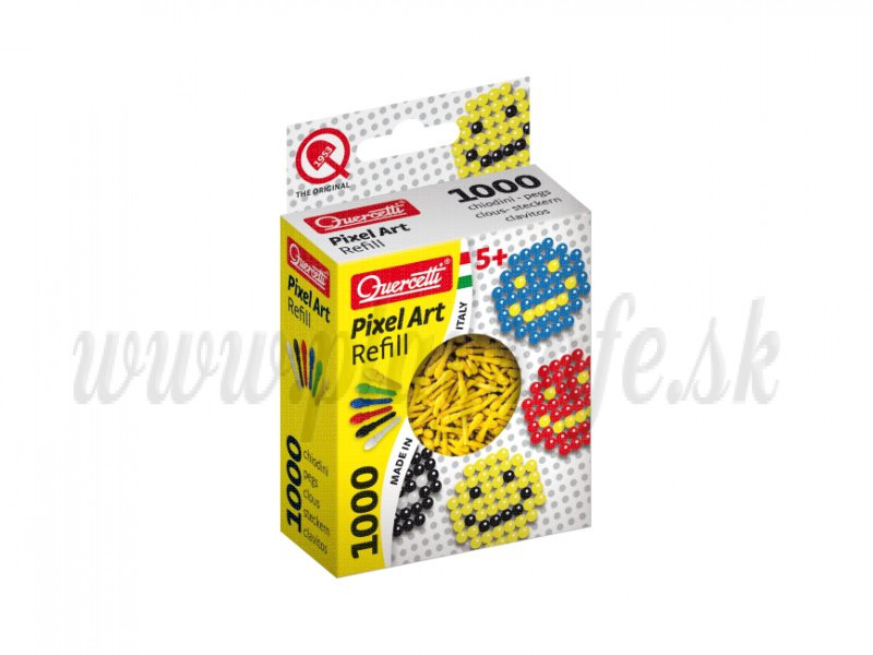 Quercetti 2476 Pixel Art 1000 Refill yellow