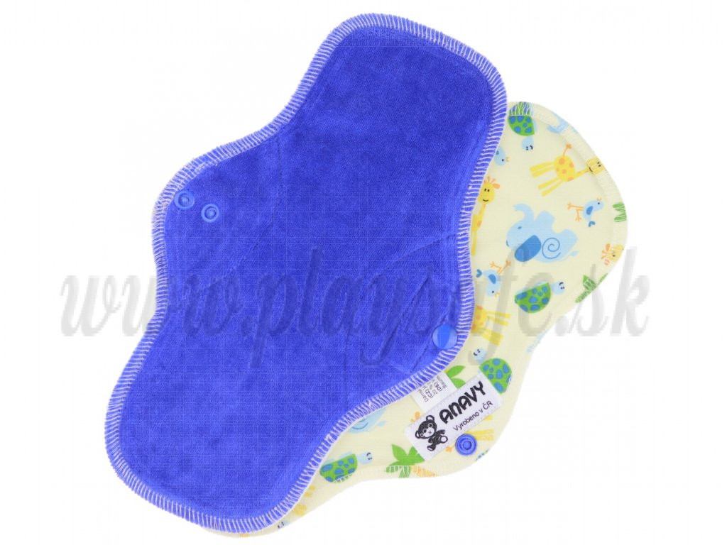 Anavy Menstrual Night Pads PUL Cotton Velour Juniper / Safari