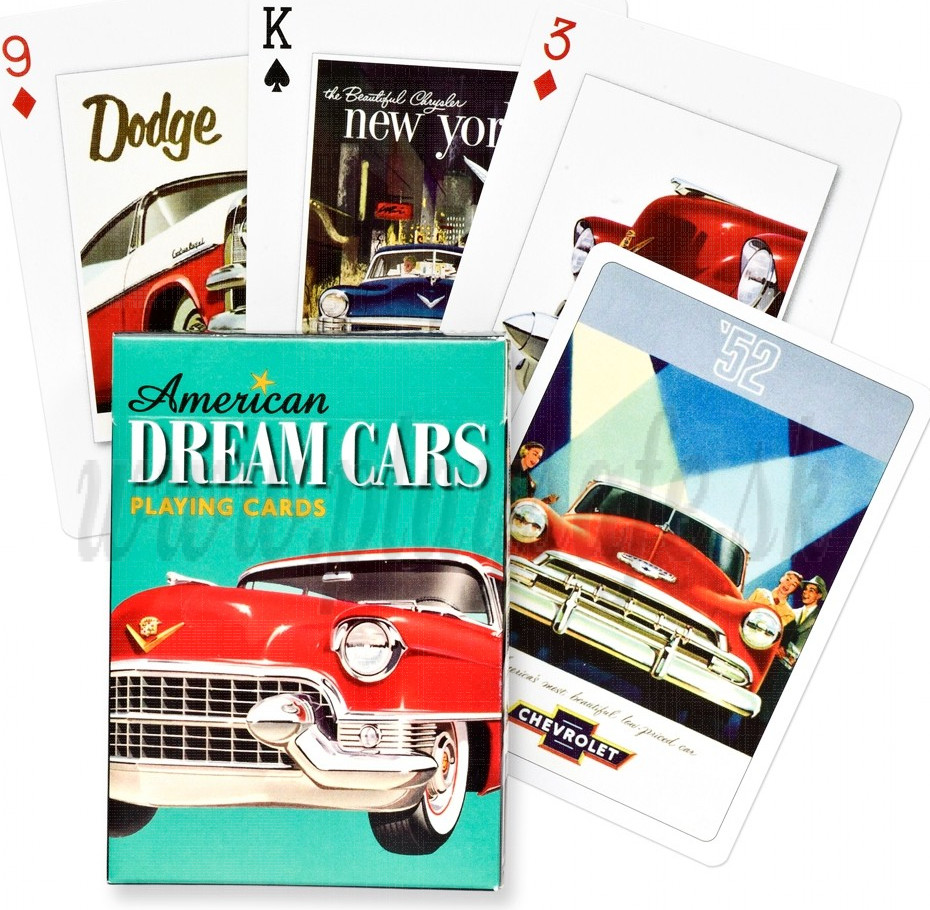Piatnik Playing Cards American Dream Cars Single Deck