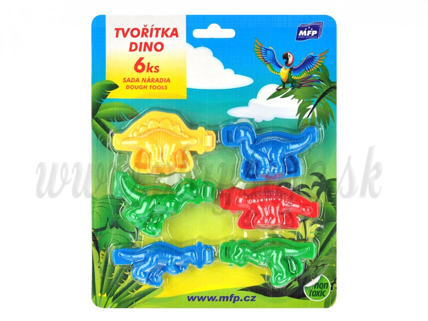 Clay Cutters Dinosaurs, 6 pieces