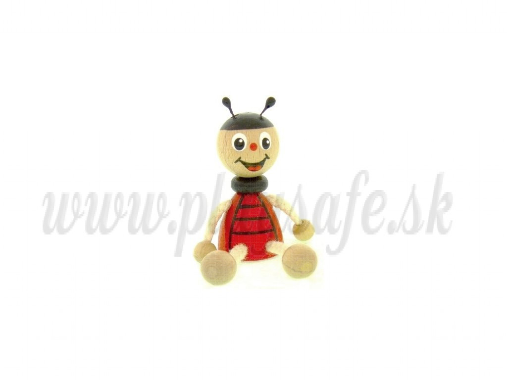 Greenkid Wooden Magnet Decoration Ladybug