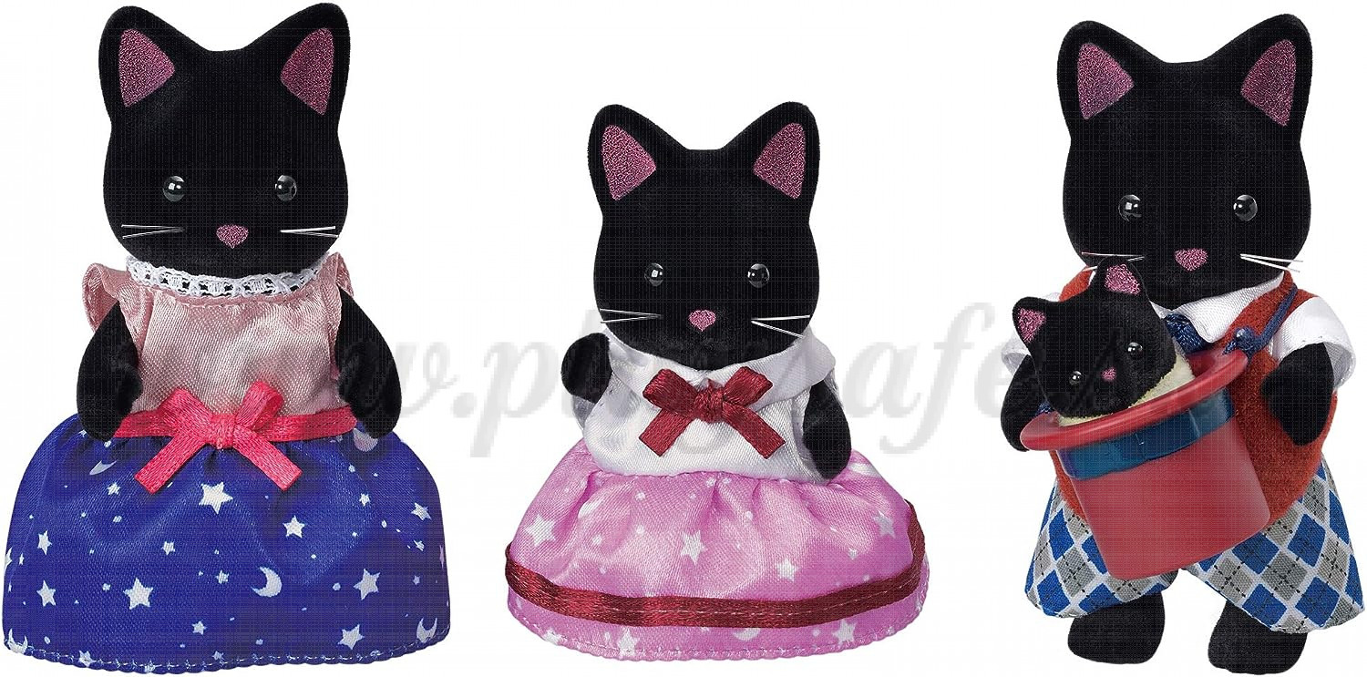 Sylvanian Families 5542 Midnight Cats Family Figurines