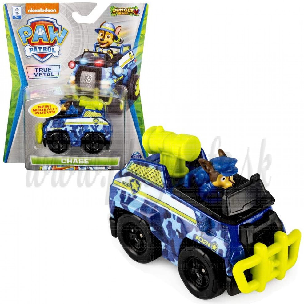 Spin Master Paw Patrol True Metal Die Cast Vehicle Chase Jungle Rescue