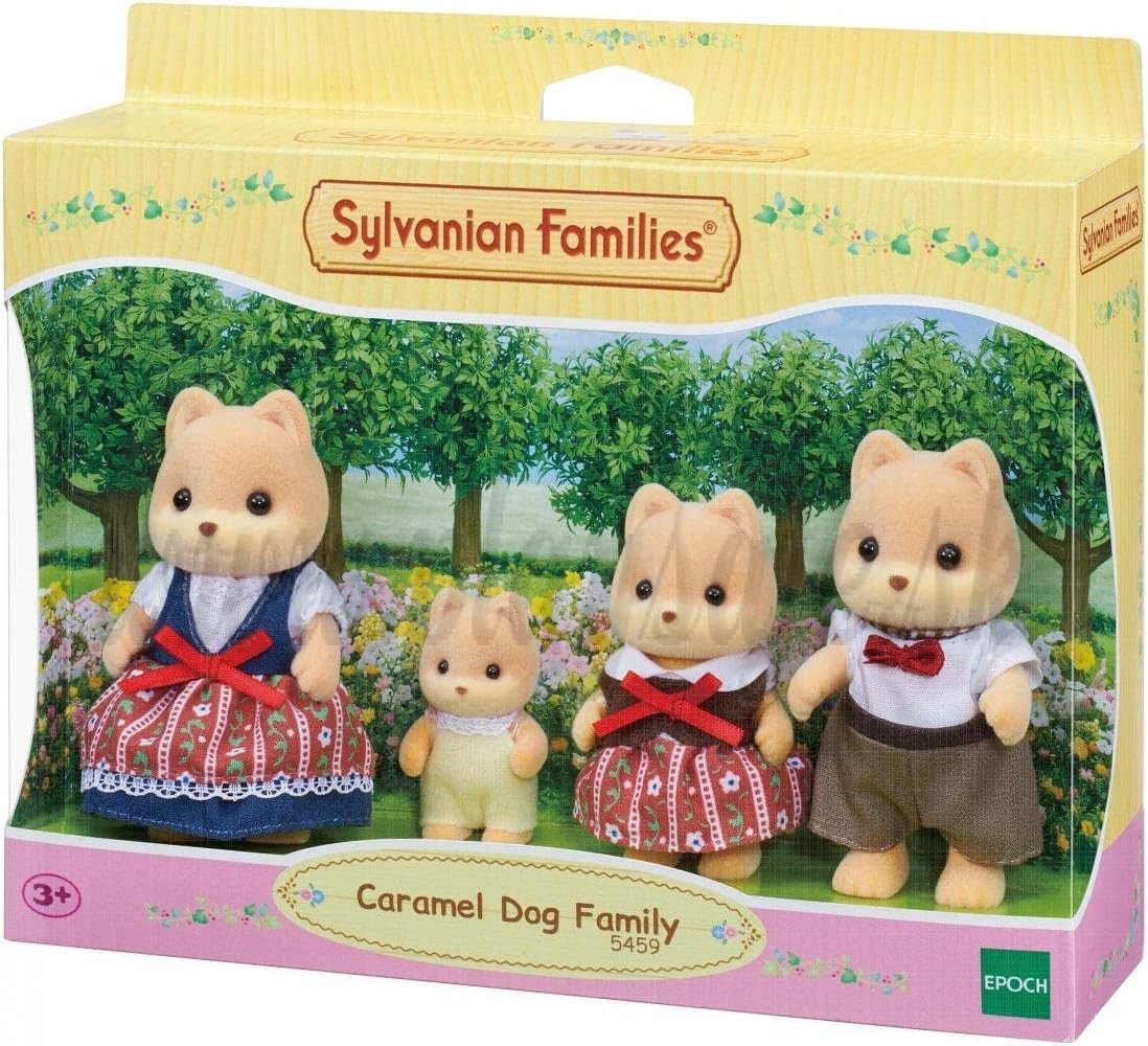 Sylvanian Families 5459 Caramel Dog Family Figurines