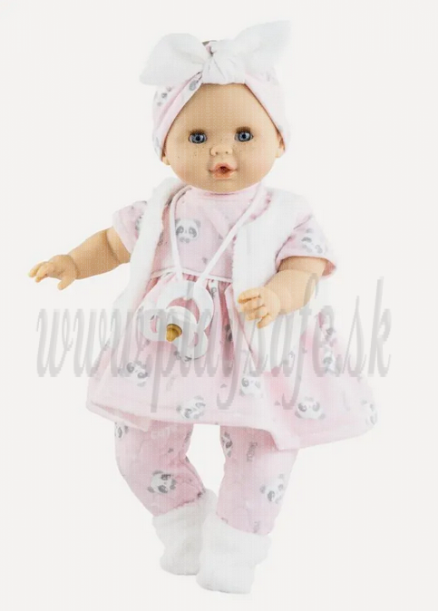 Paola Reina Crying Doll Sonia, 36cm light pink pandas