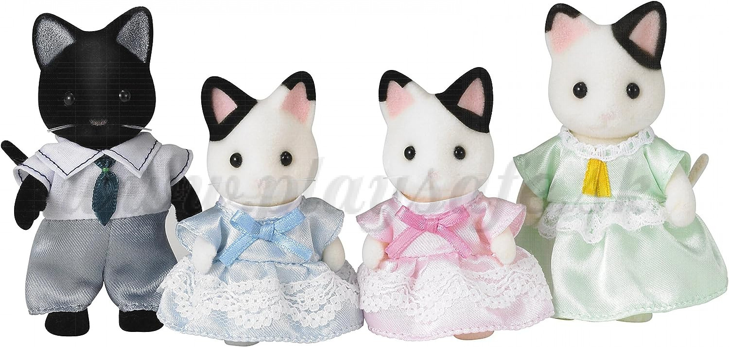 Sylvanian Families 5181 Tuxedo Cats Family Figurines