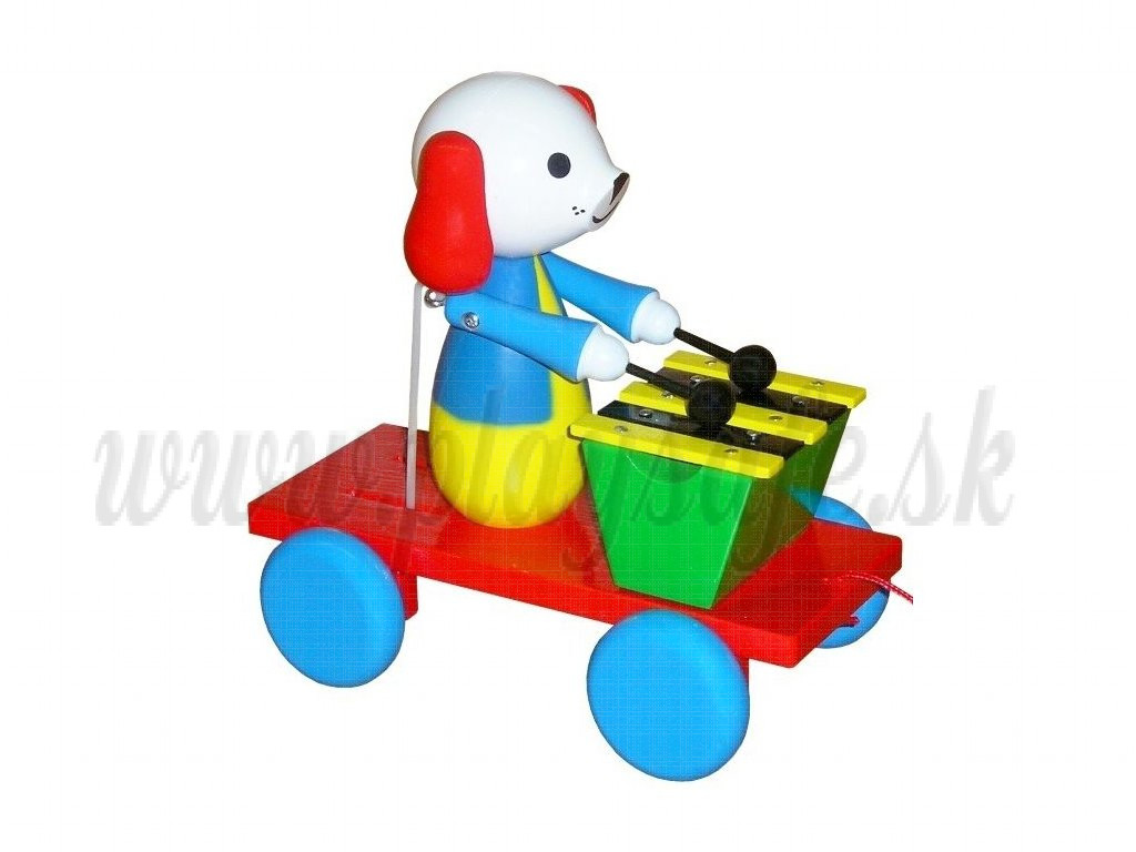 MIVA Vacov Pull Along Toy With Xylophone Dog