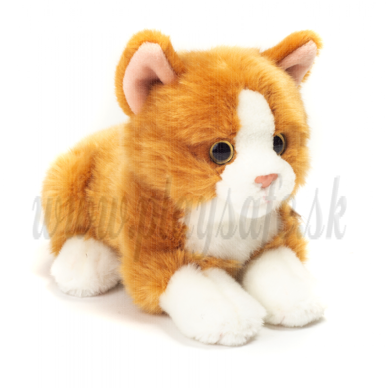 Teddy Hermann Soft toy cat red, 20cm