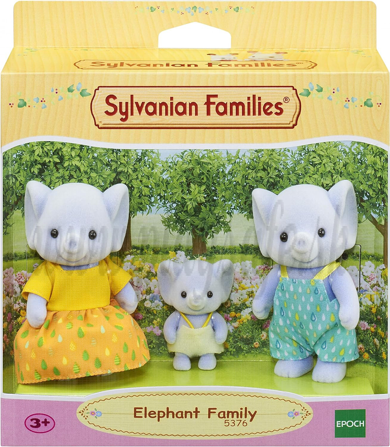 Sylvanian Families 5376 Elephant Family Figurines