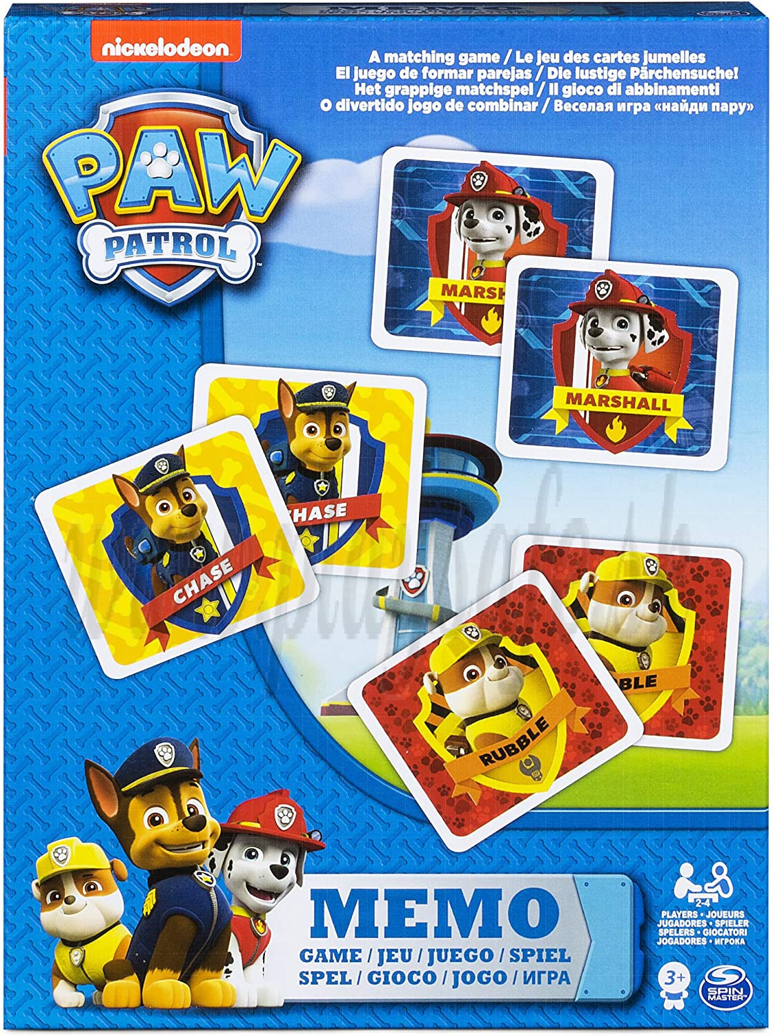 Spin Master Children Memory Paw Patrol, 48 pieces