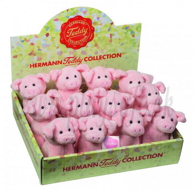 Teddy Hermann Soft toy Lucky Piglet Queeky, 11cm