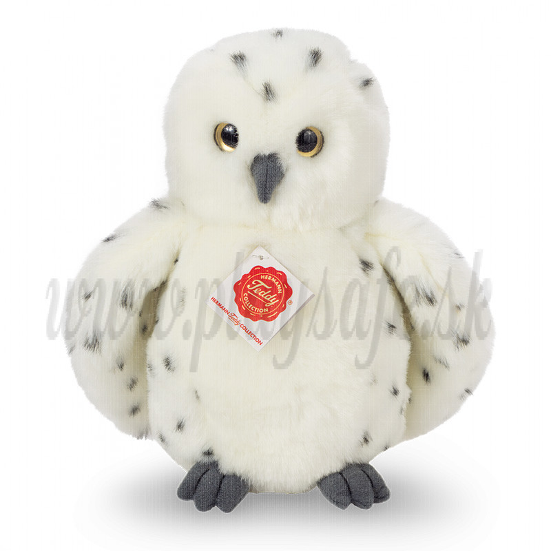 Teddy Hermann Soft toy Owl, 21cm white