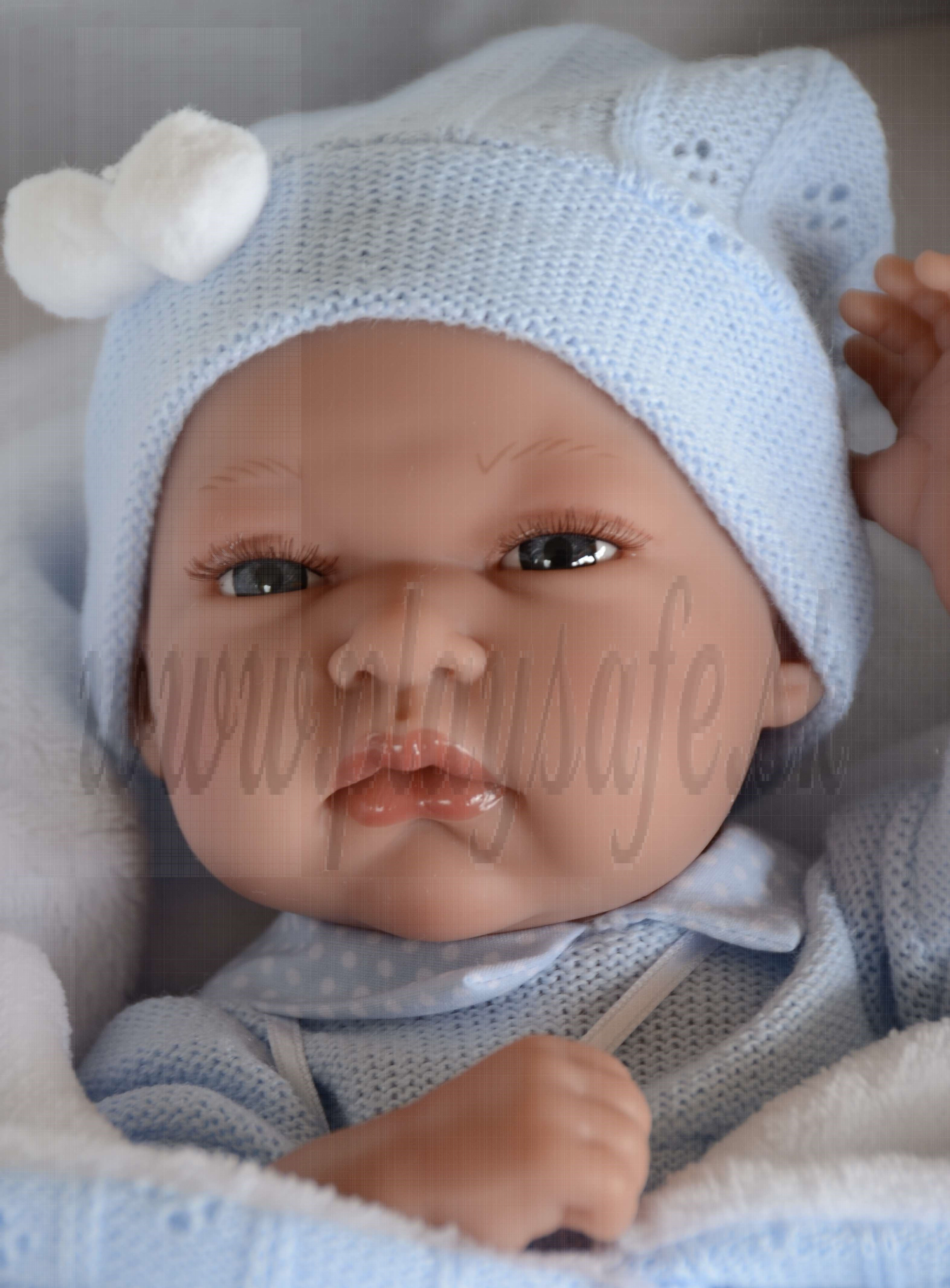 Antonio Juan Tonet Manta in Blue Baby Doll, 33cm