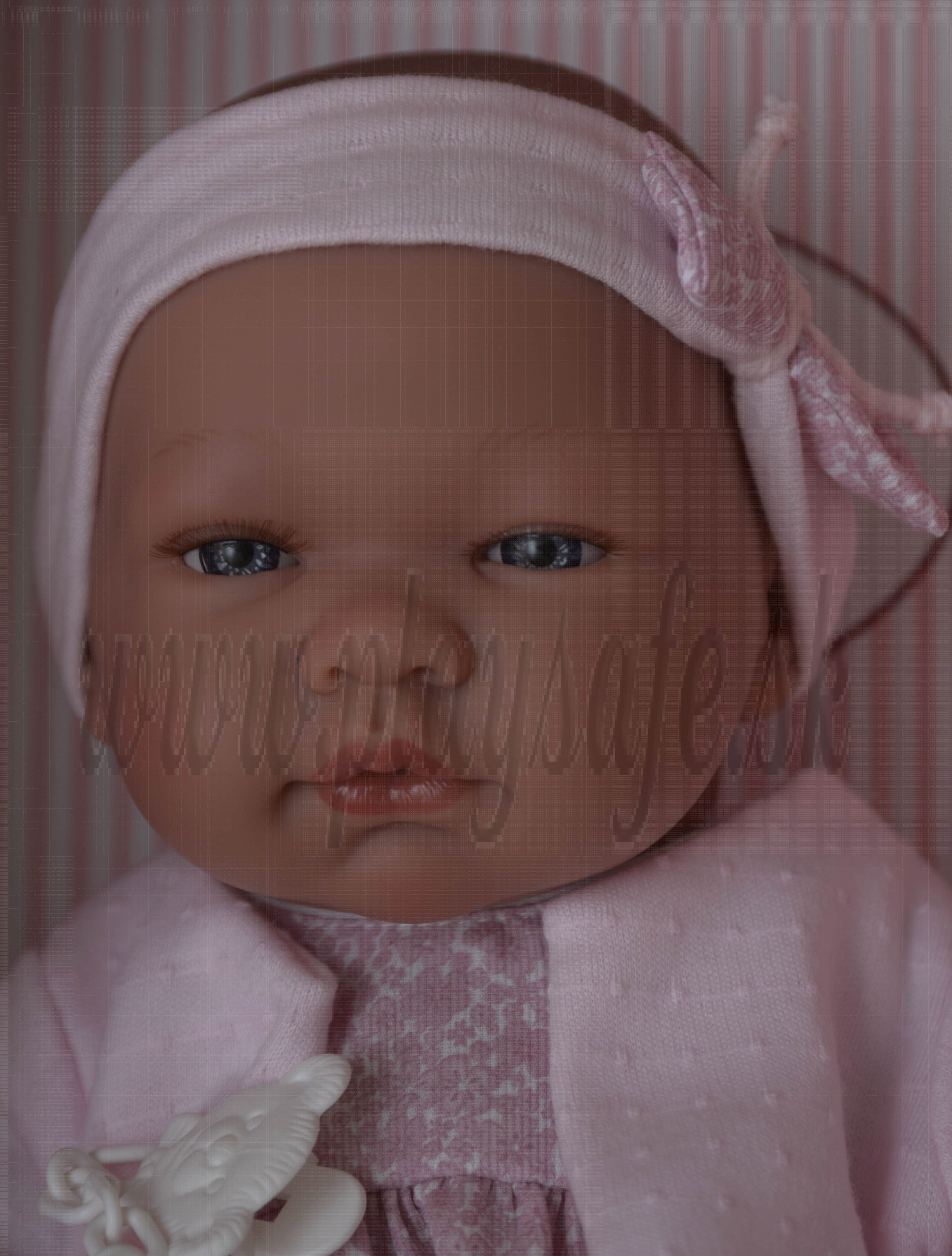 Asivil Baby Doll María, 43cm with headband