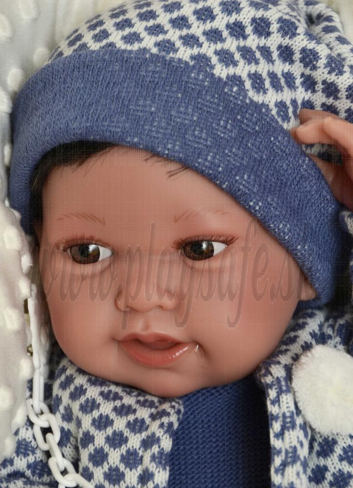 Antonio Juan Pipo Baby Doll, 42cm with brown hair