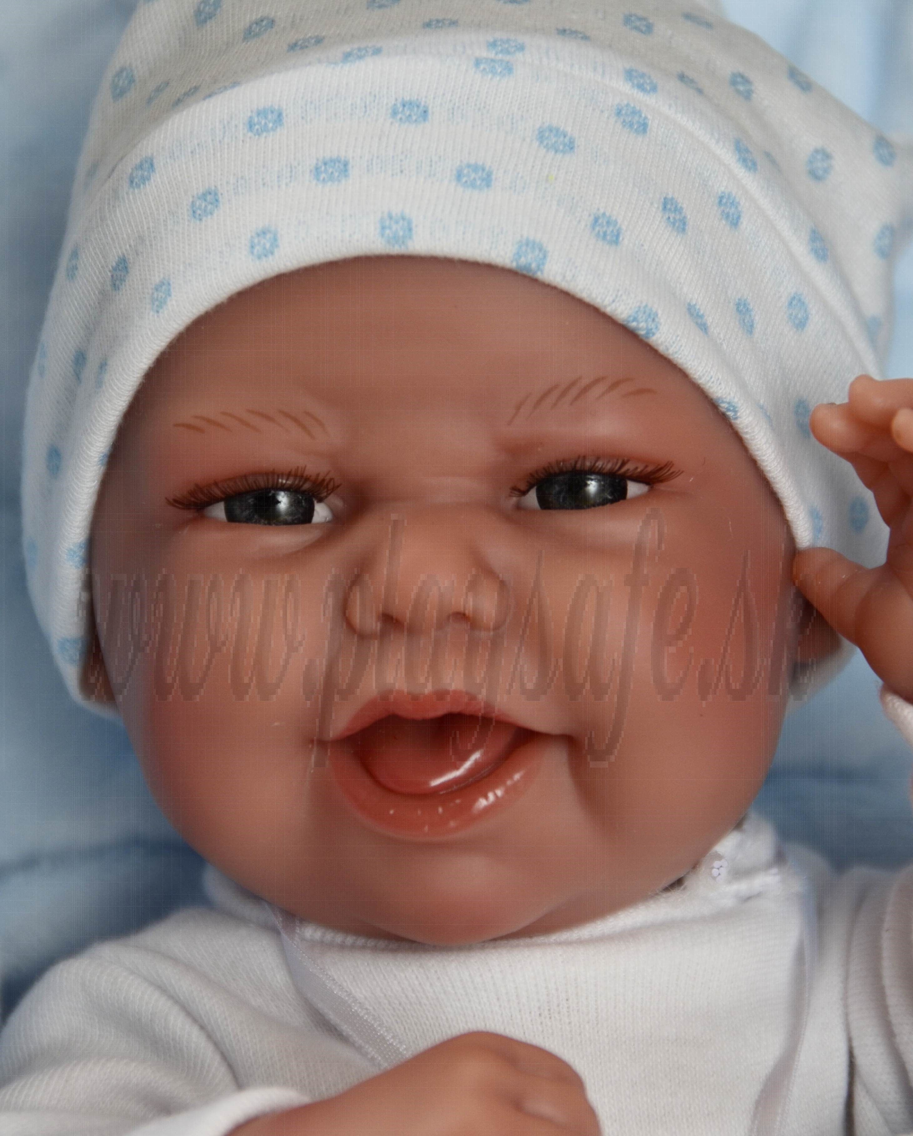 Antonio Juan Baby Clar Mantita Boy Doll, 33cm